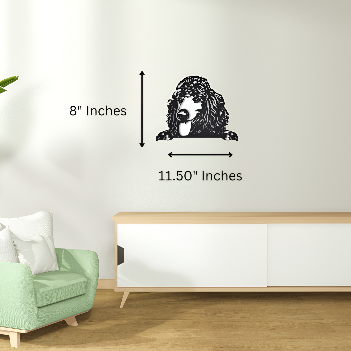 Poodle Metal Wall Art – A Must-Have for Dog Lovers