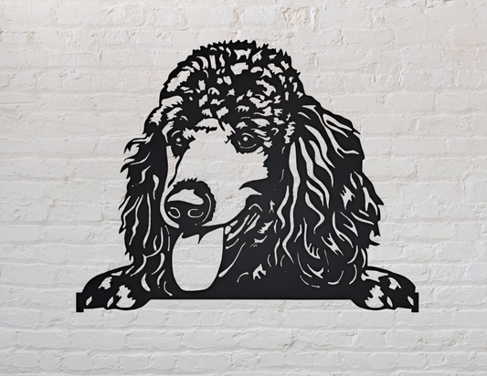 Poodle Metal Wall Art – A Must-Have for Dog Lovers